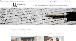 Desktop Screenshot of bufetebarcelo.com